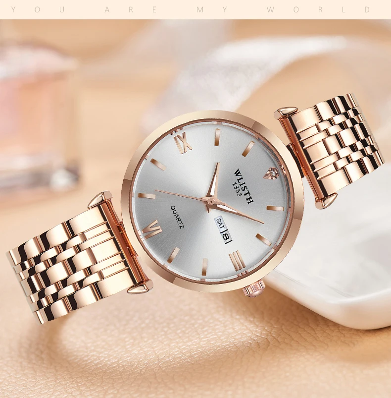 Najtaniej Gorąca Sale2019 kobiety zegarki moda dorywczo kobieta zegarek kwarcowy Top marka luksusowe zegarki damskie kobiet złoty srebrny stal kobieta zegar