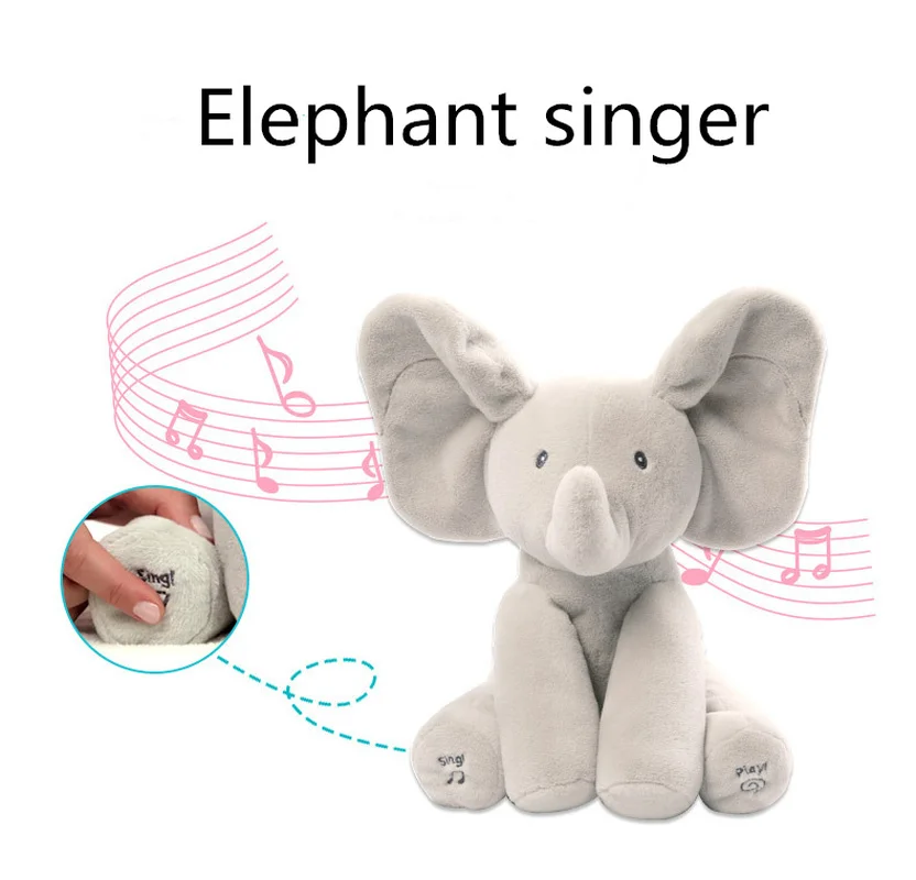 interactive elephant soft toy
