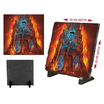 

SLATE PLAQUE KING OF THE WORLD 3D photo frame photo holder