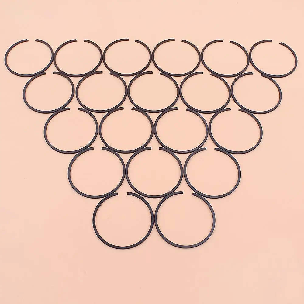 

20pcs/lot 34mm x 1.2mm Piston Rings For MITSUBISHI TL26 CG260 26CC BC260 1E34F 2 Stroke Grass Trimmer Brush Cutter Garden Tools