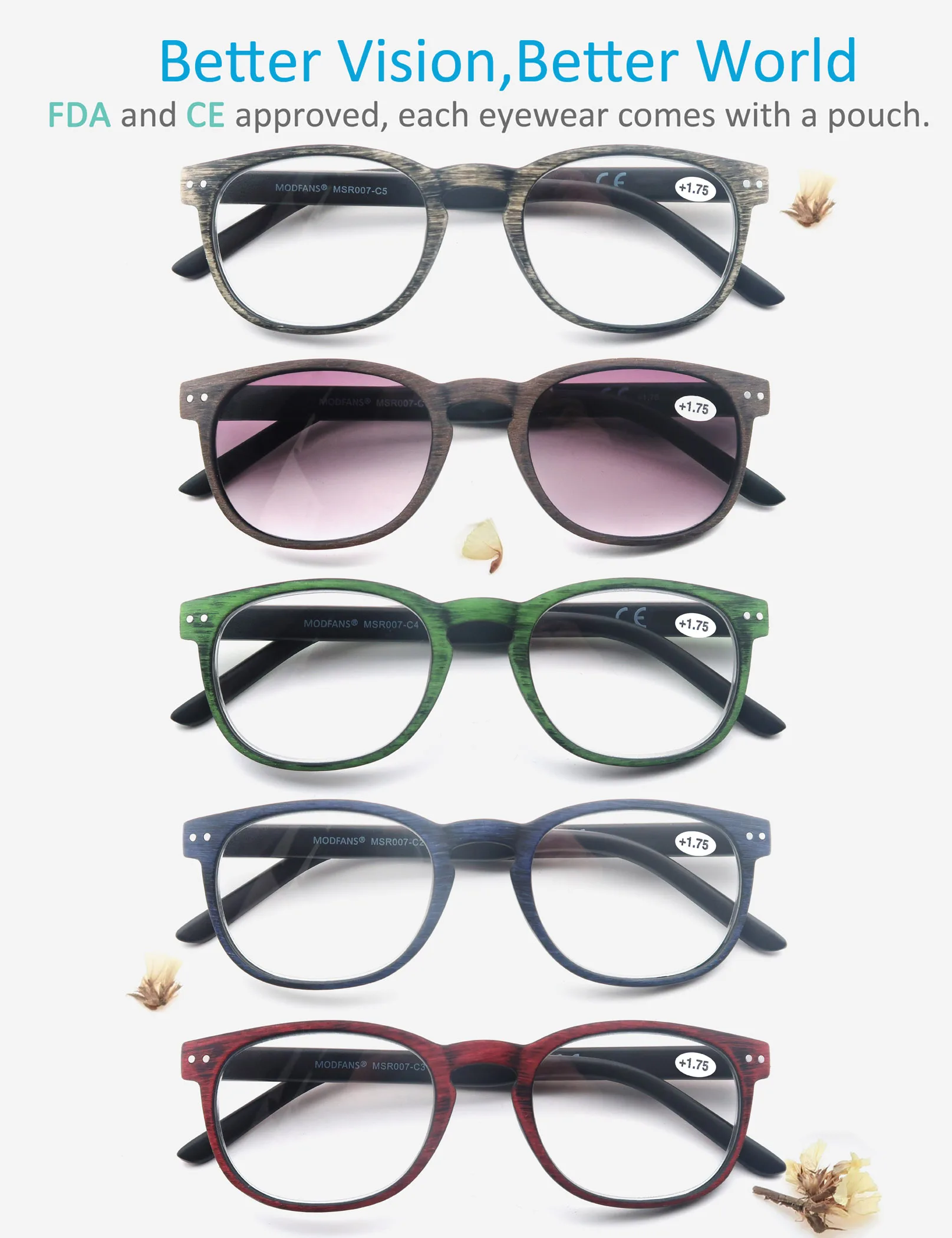 round reading sunglasses