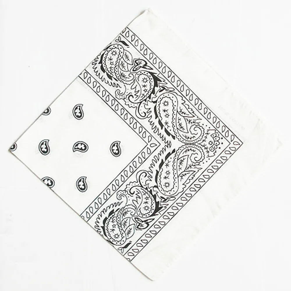 Cotton Bandanas Double Sided Head Wrap Scarf H5
