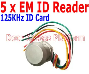 

1 Order=5 pcs of Mini size RFID EM Marine RFID EM Card reader Plastic polyamide case 125KHz ID Card Wiegand26/34 access readers