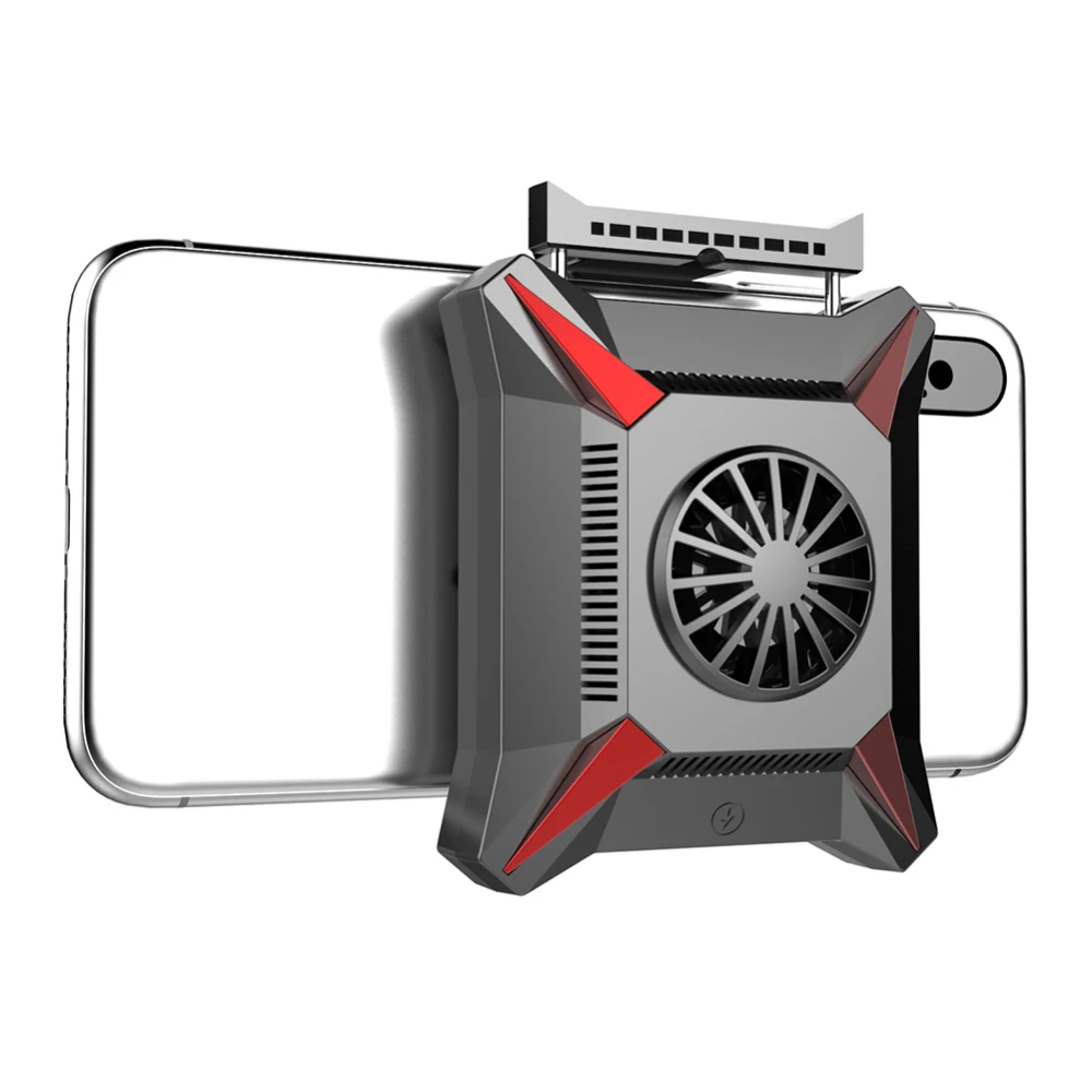 

Universal Mobile Phone USB Cooler Cooling Fan Gamepad Holder Stand Radiator Mute Fan For iphone Xiaomi Smartphone