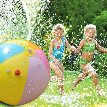 

Swimming Pool Garden Outdoor Play Party Lawn PVC Funny Kids Toy Beach Gift Splash Inflatable Spray Water Sprinkler Ball Smooth