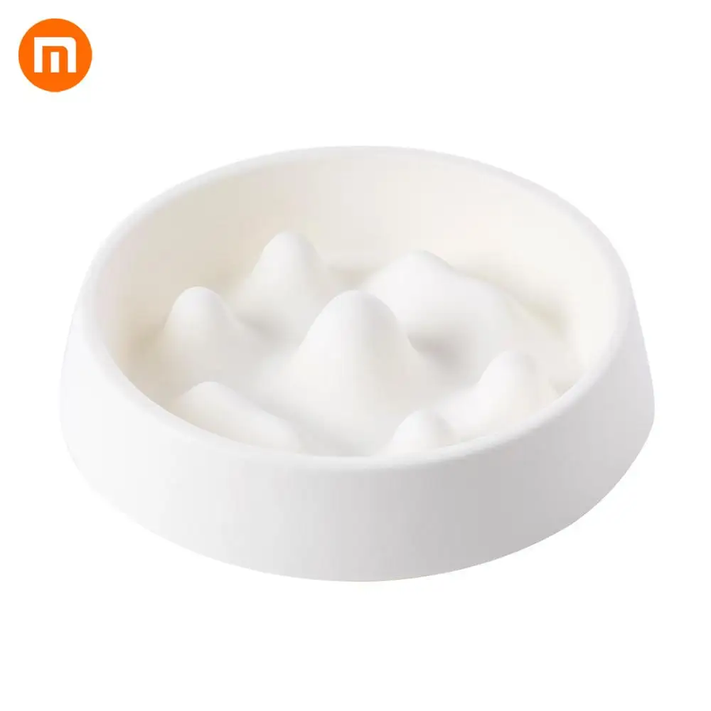 

Xiaomi Jordan&Judy Pets Feeder Dog Bowl Slow Eating Bloat Stop Food Plate Cat Anti Skid Dishes Tray Home Safe Pet Accessories