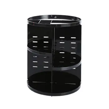 

360 Rotating Adjustable Makeup Organizer Lipstick Jewelry Case Holder Display Stand Cosmetic Box Make-Up Organizer