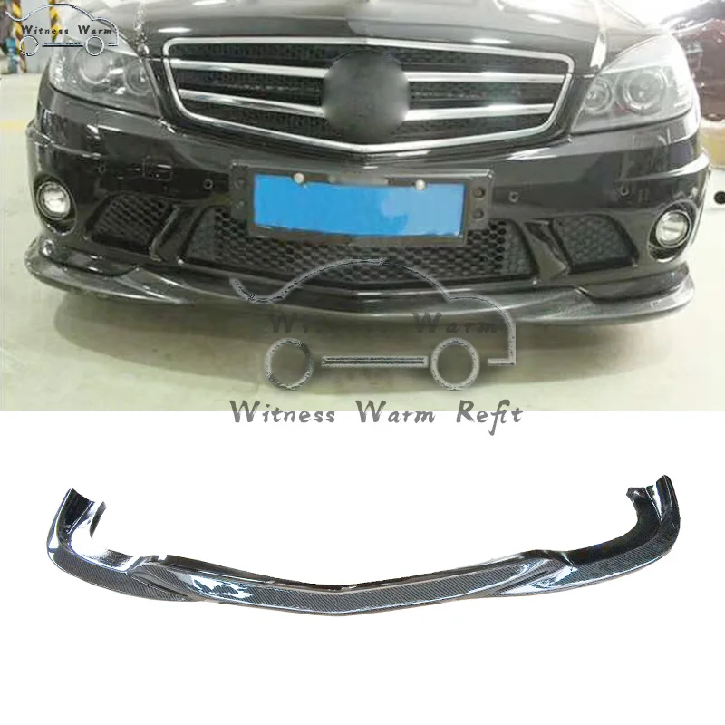 Спойлер для переднего бампера/FRP разветвитель Mercedes-Benz C-Class W204 C63 AMG передняя лопата