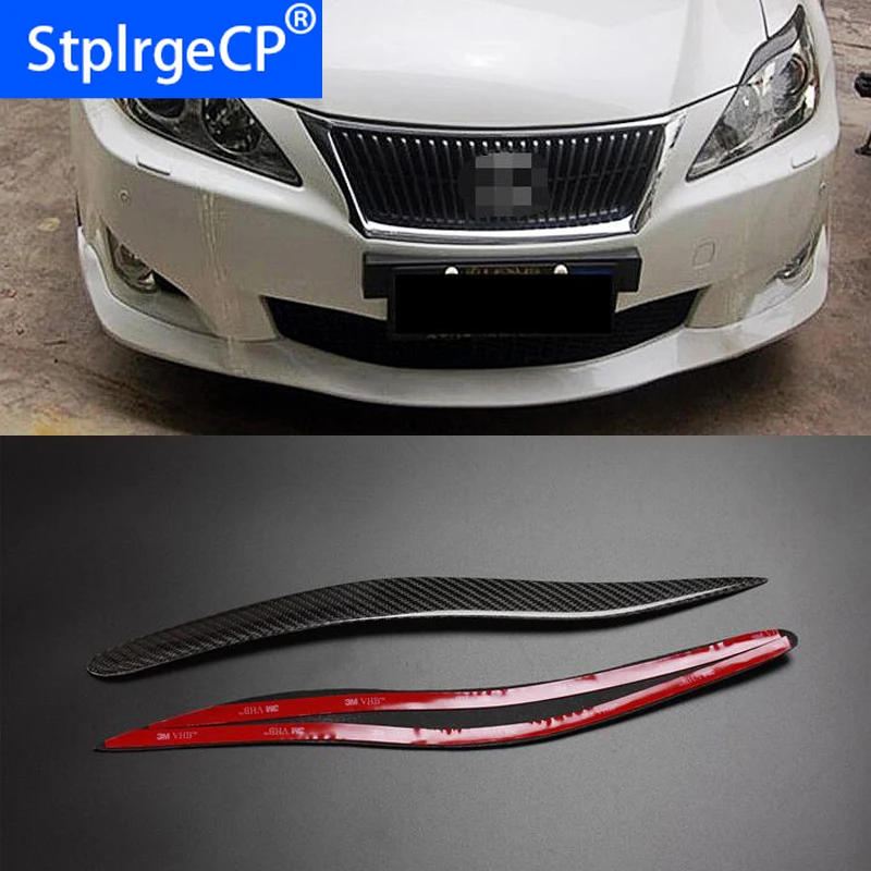 100% задние фары из углеродного волокна веки для бровей Lexus IS IS250 IS300 IS350 передний