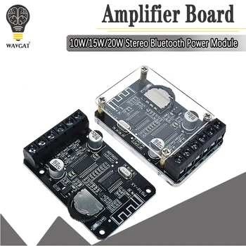 

10W/15W/20W/30W/40W Stereo Bluetooth Power Amplifier Board 12V/24V High Power Digital Amplifier Module XY-P15W