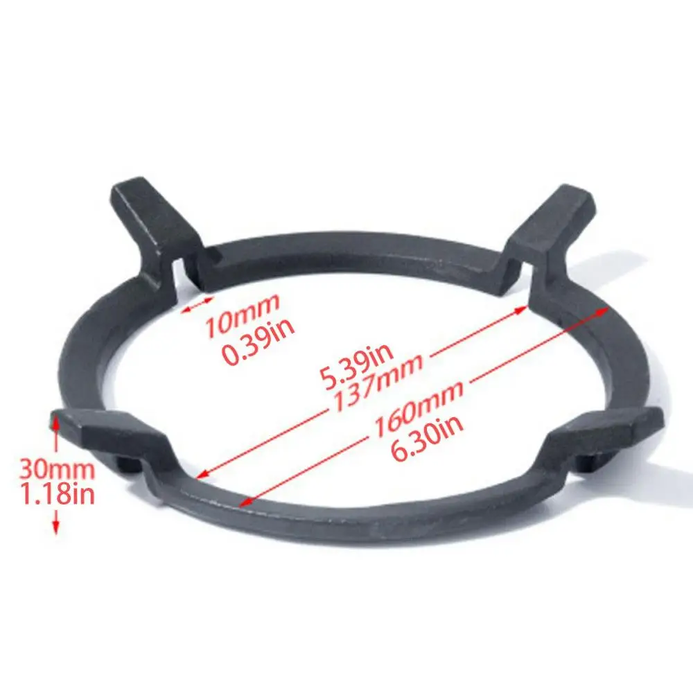 Газовая варочная панель, чугунная подставка для сковороды, универсальная подставка для сковороды для газовой плиты, Варочные панели(черный
