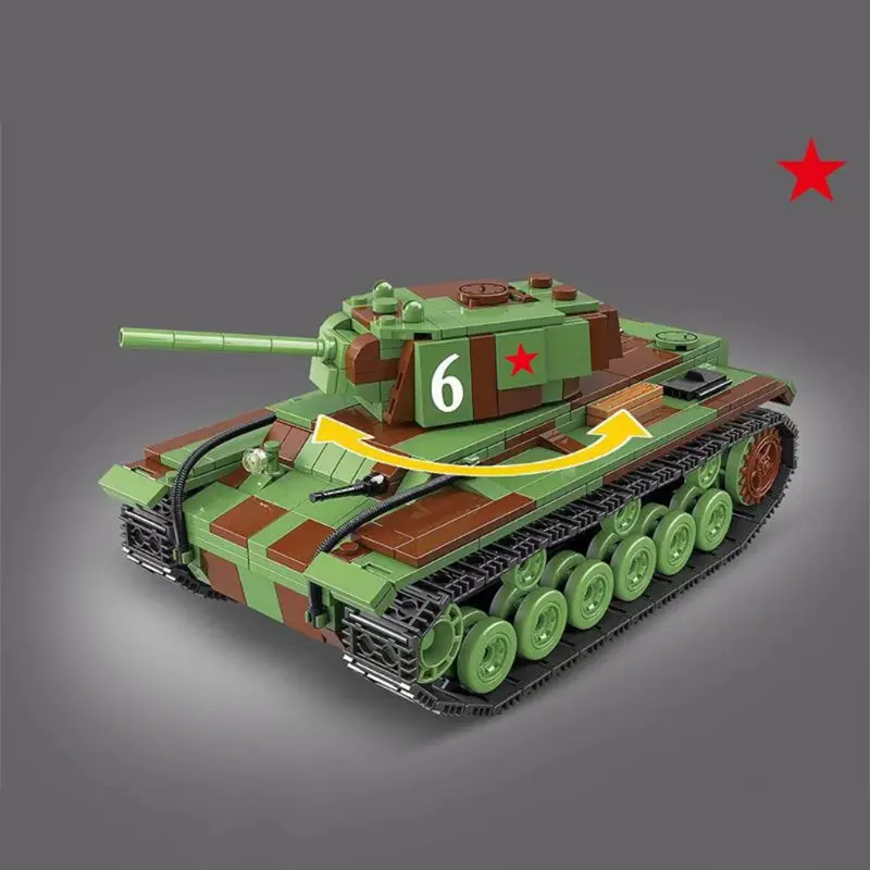 Нестандартный набор армейских танков блочные игрушки для детей старше 6