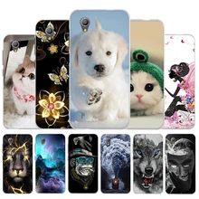Caso de telefone para alcatel 1 5033d caso capa traseira silicone macio tpu bonito anime gato flor para alcatel 1 5033d 5033 5033a 5033y 5033x