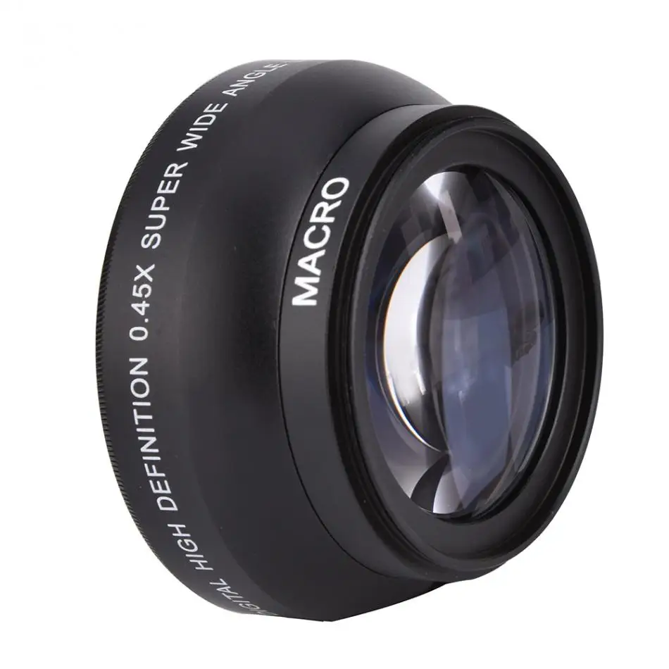 0,45X52 мм Weitwinkel Objektiv mit Makro fur Nikon Coolpix D40/D60/D70s/D3000/d3100/D5000 мех sony DSLR Kamera Универсальный DIFODA