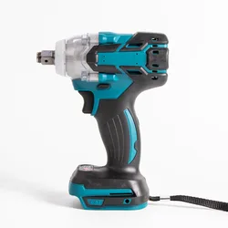 Drillpro llave de impacto eléctrica inalámbrica sin escobillas, herramientas eléctricas recargables de 1/2 pulgadas, Compatible con batería Makita de 18V