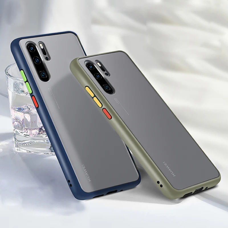 Прозрачные матовые жесткие чехлы для huawei mate 20 30 P20 P30 Lite P Smart Z Y5 Y6 Y7 Y9 Prime Nova 5i Honor 9X20 Pro