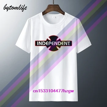 

Independent Trucks Skateboard T Shirt Men's Summer Black 100% Cotton Short Sleeves Popular Normal Tee Shirts Tops Tee Unisex