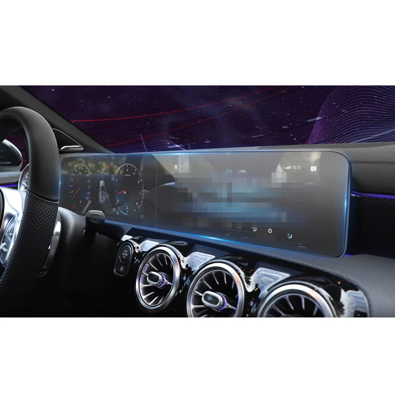#*Cheap lsrtw2017 for mercedes benz A CLASS A180 a200 a300 amg a45 w177 anti scratch lcd car gps navigation touch screen Tempered film