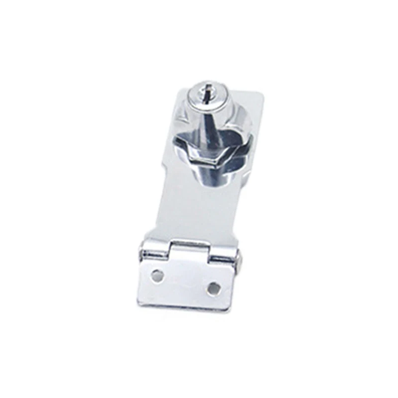 

Stainless Steel Plating Self Locking Security Hasp Staple 2 Keys Lock Shed Cupboard Padlock Door/Shed/Gate/Van Lock/Drawer Lock