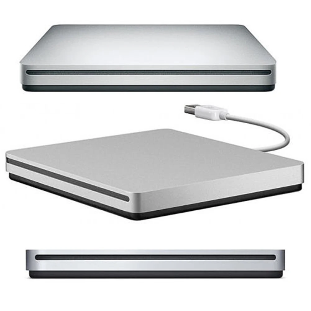 USB внешний привод CD RW горелка DVD Оптический рекордер портативный для MacBook Air Pro iMac