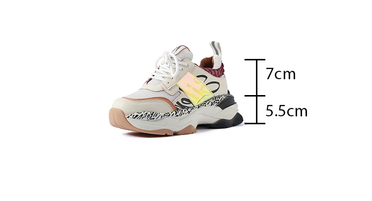 Zapatos de mujer; кроссовки на плоской платформе; Женская Повседневная разноцветная обувь из коровьей кожи; женские кроссовки; basket femme