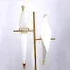 Led Bird Paper Floor Lamp Home Deco Modern Gold Standing Lamp Bedroom Living Room Origami Floor Light Study Reading Beside Lamp ► Photo 3/6