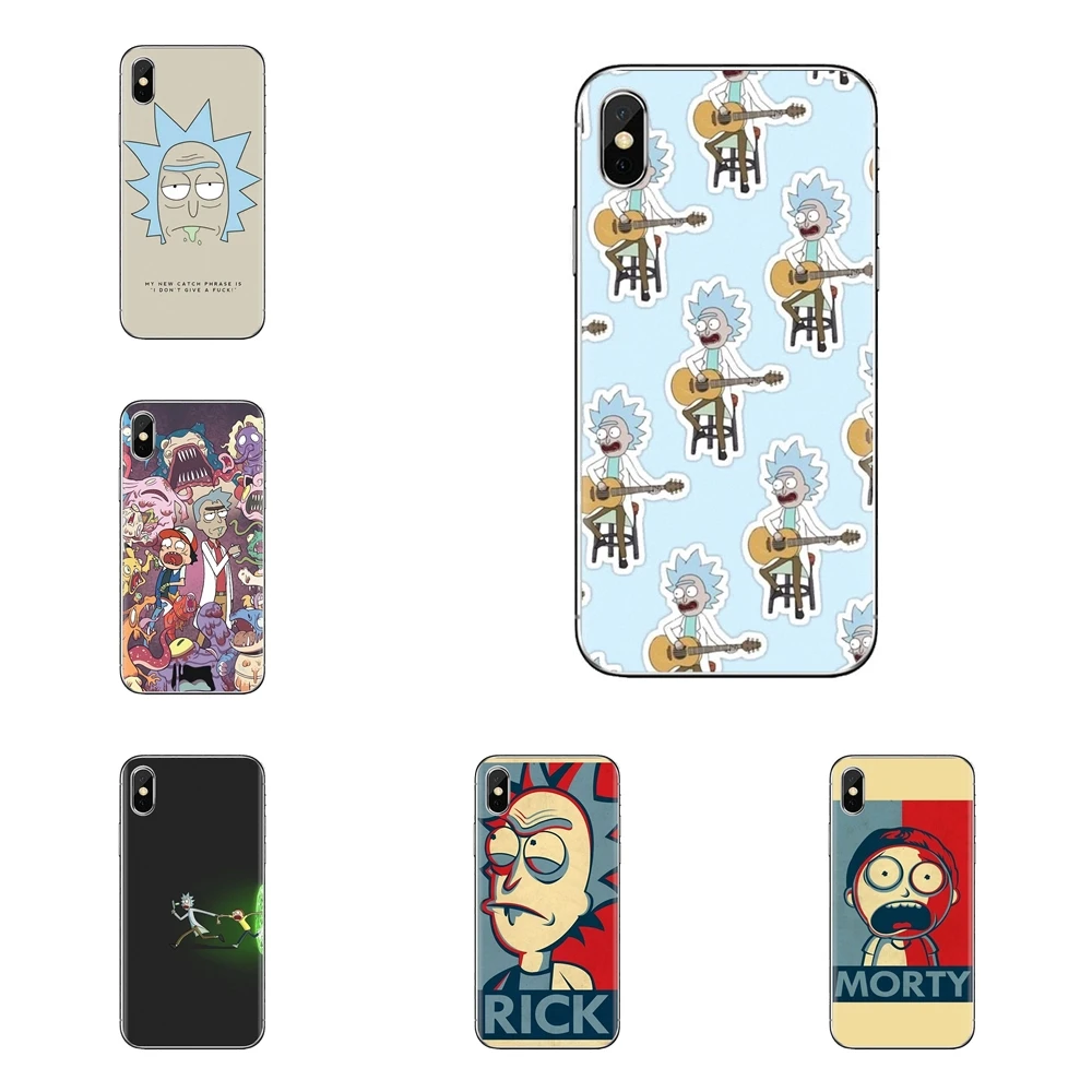 Рик и Морти прозрачный мягкий чехол Чехлы для huawei Коврики Honor 4C 5C 5X6X7 7A 7C 8 9 10 8C 8X20 Lite