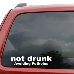 Не пьян избегая прихваток/винил JDM наклейка стикер окна декор для грузовиков