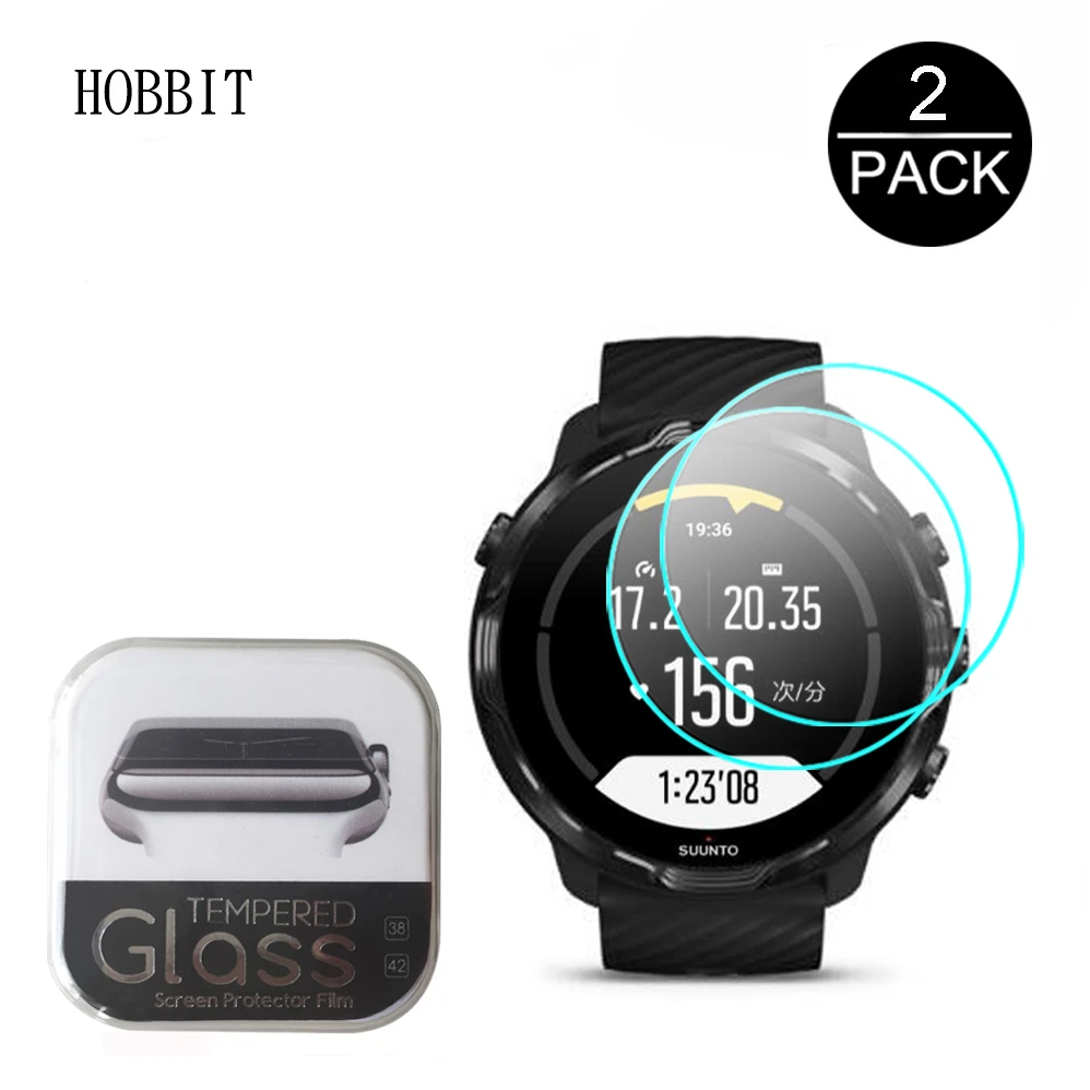 Protector de pantalla para reloj inteligente SUUNTO 7 SUUNTO7, vidrio templado transparente de alta definición, antiarañazos, 2.5D, 9H, 2 uds.