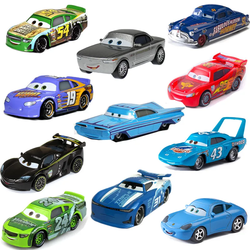 

Disney Pixar Cars 2 3 New Jackson Storm Ramirez Lightning McQueen 1:55 Diecast Vehicle Metal Alloy Boy Kid Toys Xmas Gift