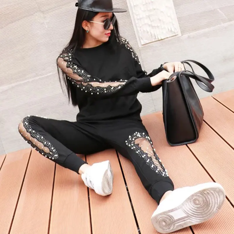 одежда для полных комплект из 2 предметов женскЖенский спортивный костюм двух