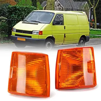 

Pair Front Corner Light Indicator Turn Signal Lamp For VW Transporter T4 1992 1993 1994 1995 1996 1997 1998 1999 2000 2001-2003