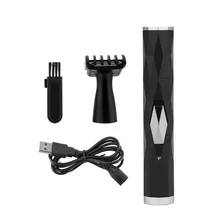 2 в 1 USB Перезаряжаемый триммер для волос в носу, электрическая машинка для удаления волос, машинка для стрижки волос, бритва для бакенбардов, ушей, стрижки носа, мужской инструмент для ухода за лицом
