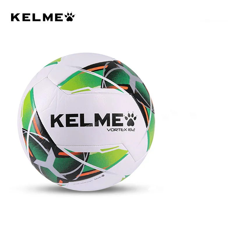 KELME футбольный мяч PU тренировочные мячи открытый Футбольный Официальный Размер 4 матч 9886120 - Цвет: SIZE 5 Green