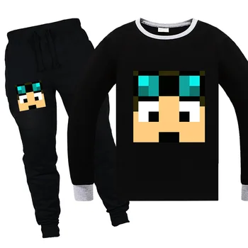 

thanksgiving me contro te Wrestler kids Girls suit gta 5 tshirts Long Sleeve +trousers Christmas Game Creeper thanksgiving