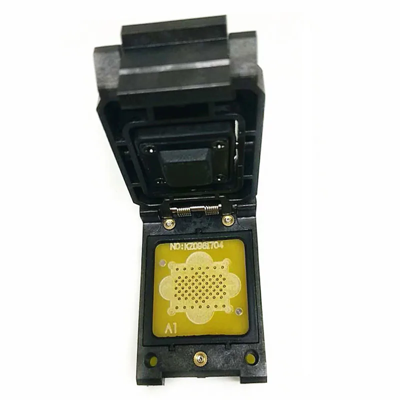 

LGA70 Pogo Pin Flash Programmer Adapter IC Test Socket LGA70 Burn in Socket Clamshell Structure iphone NAND programmer