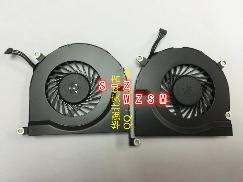 WZSM вентилятор для процессора ноутбука для Apple macbook pro 17 MC226 mc227 A1297 MC024 MC725 MC110 mb604 KSB0605HC одна пара