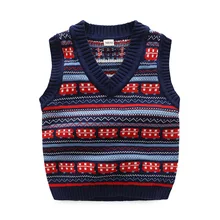 Детская одежда,, осенний стильный Детский свитер, жилет, хлопковый свитер в Корейском стиле, детский жилет, хлопок