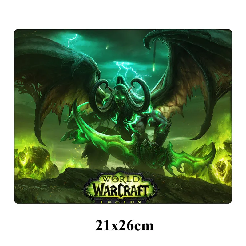 Мода 21x26 см World of Warcraft маленький коврик для мыши геймер с запирающим краем orde Alliance игровой коврик для мыши подарок отаку Настольный коврик для ноутбука - Цвет: Цвет: желтый