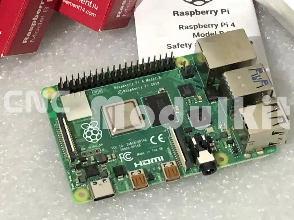 Raspberry Pi 4B Broadcom 4G 1,4 ГГц 512 Мб основная плата Linux демонстрационное Программирование WiFi и Bluetooth CNC модульный комплект