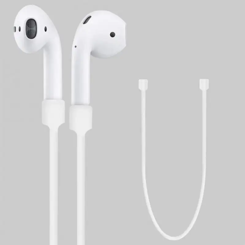 55 см ремешок для наушников для Airpods TWS анти потерянный ремешок силиконовый шнур для Bluetooth наушников силиконовый шнур-кабель
