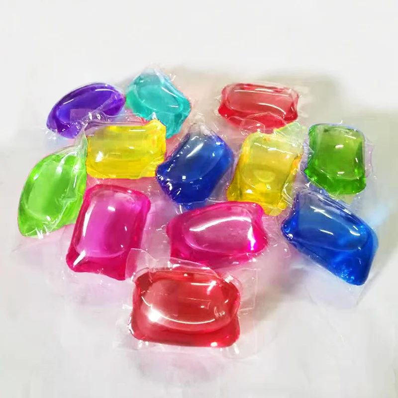 Laundry Beads Portable Laundry Gel Stains Film Bead Ball Capsules Travel Washing Liquid Portable Detergent 10pcs