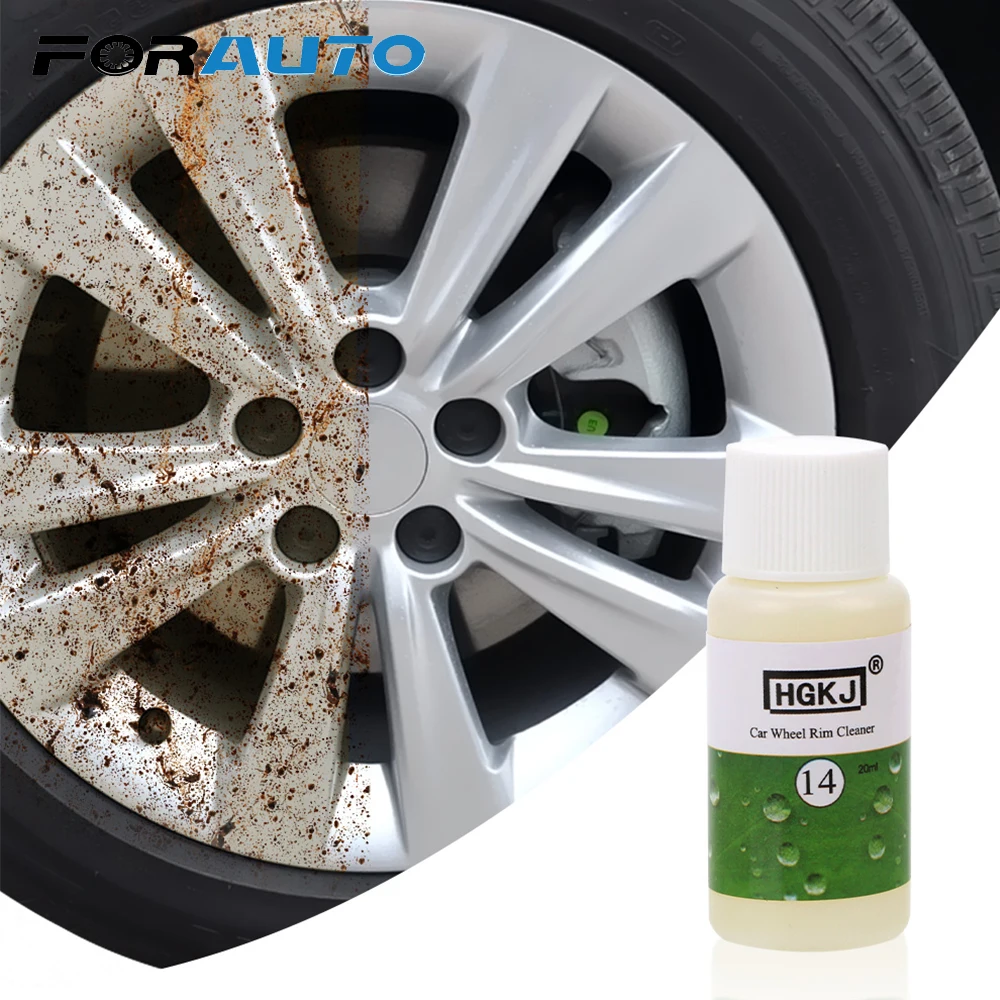

FORAUTO 20ML Car Wheel Ring Cleaner HGKJ-14 Auto Wheel Remove Rust Window Glass Cleaning Auto Accessories Car Care Universal