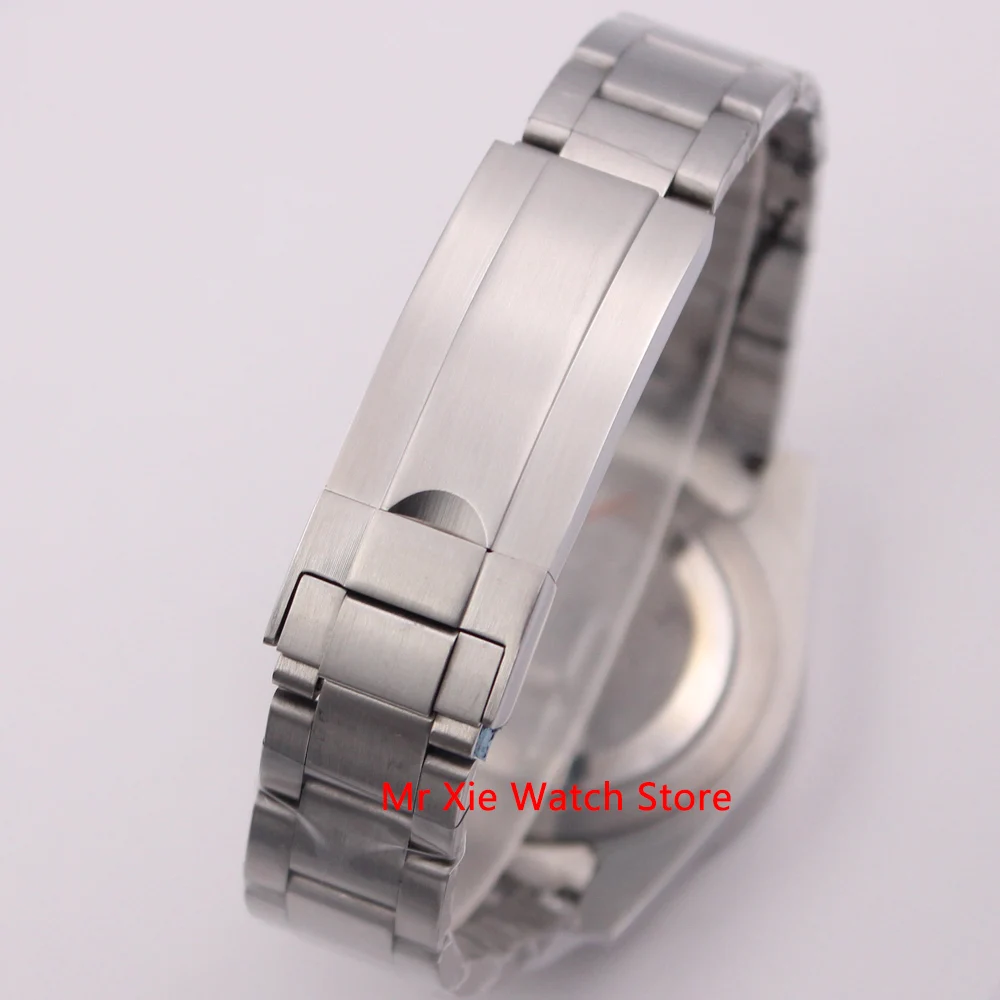  Bliger 40mm Automatic Mechanical Watch Men Luxury Sapphire Crystal Ceramic Bezel GMT Watch Luminous