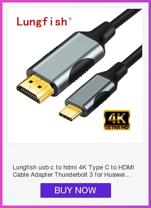 Lungfish длинный HDMI кабель 5 м 7,5 м 10 м 15 м 20 м кабель HDMI 1080 P 3D для сплиттера переключатель PS4 светодиодный ТВ коробка xbox проектор компьютер