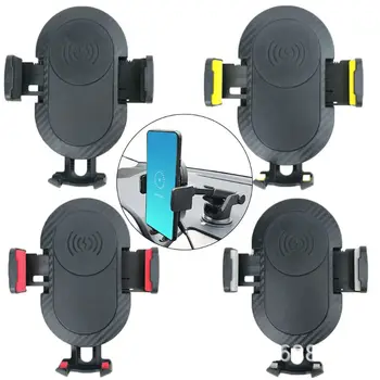 

Wireless Car Charger, 2 in 1 10W Fast Wireless Charger Air Vent & Bracket Phone C63D