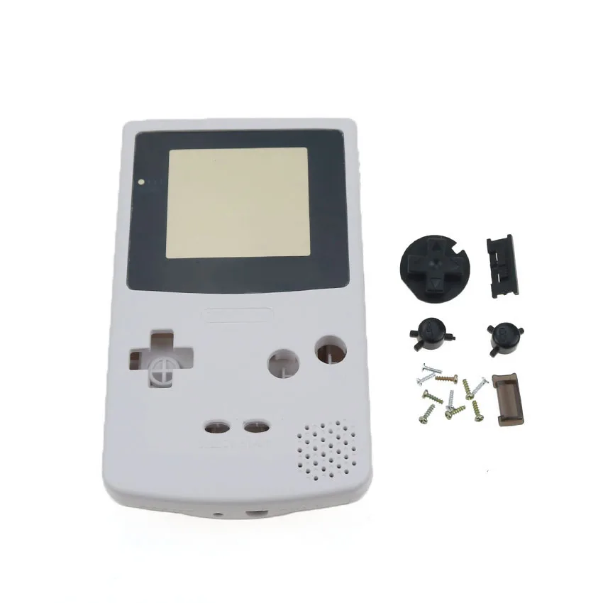 White Cltgxdd полный корпус крышка запасная часть для nintendo Запчасти для Gameboy GBC Ремонт Часть корпус консоль чехол - Цвет: White
