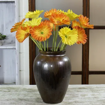 

Pu Imitation Flowers Artificial Africa Chrysanthemum Single Bottle sun ju Artificial Flower Flower Now Yibo