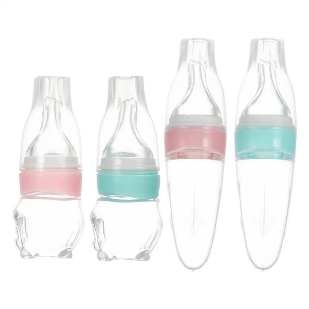 

Baby Silicone Bottle Pacifier Type Medicine Feeder Portable Baby Edible Silicone Simulation Pacifier With Scale Feeder Tube Head