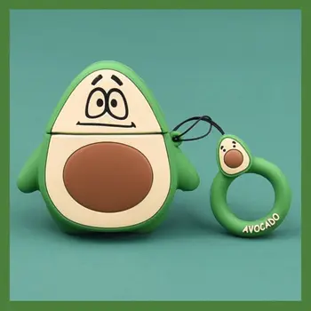 

Avocado Style Protective Case Silicone Cover with Lanyard for Airpods 1/2